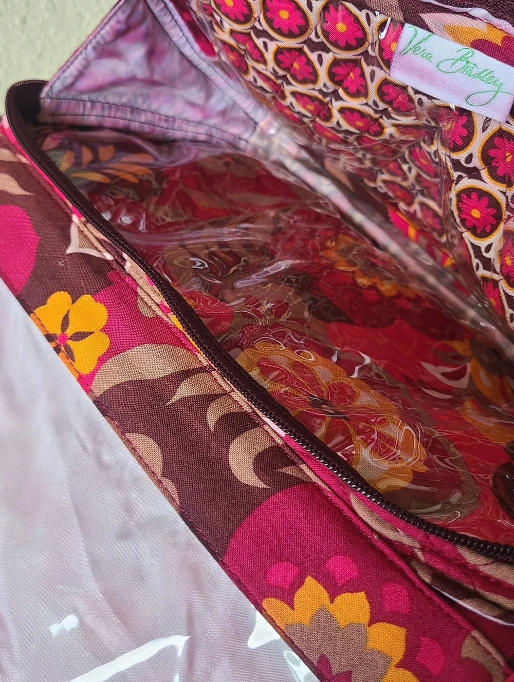 Vera Bradley Quilted Floral Weekender Bag Travel Bag - Picture 11 of 11